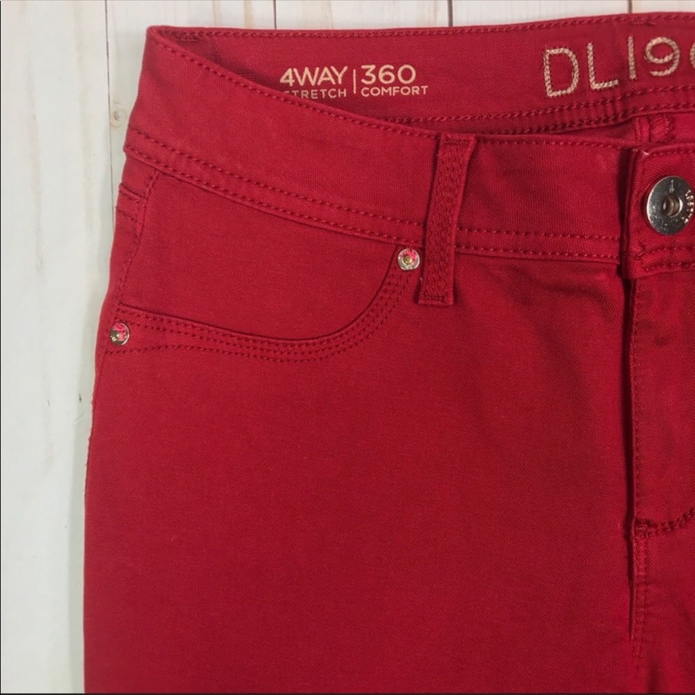 DL1961 Emma Legging Ankle Skinny Jeans Red 26 - Picture 5 of 8